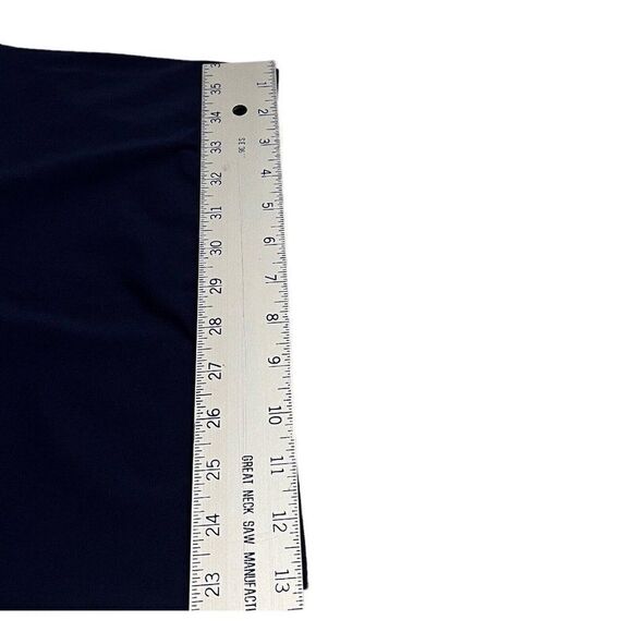 Poshdivah‎ Leggings Women’s M Navy Blue Maternity Yoga Lounge 25” Over The Belly - Picture 7 of 10
